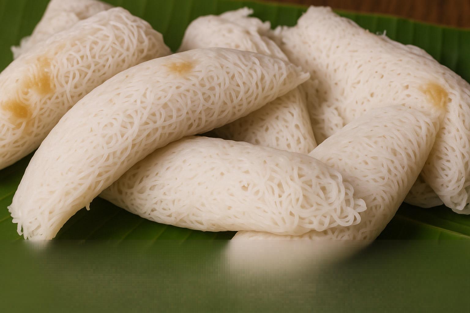 Traditional String Hopper (Idiyappam) Maker with 5 pec Lavariya Mats ...